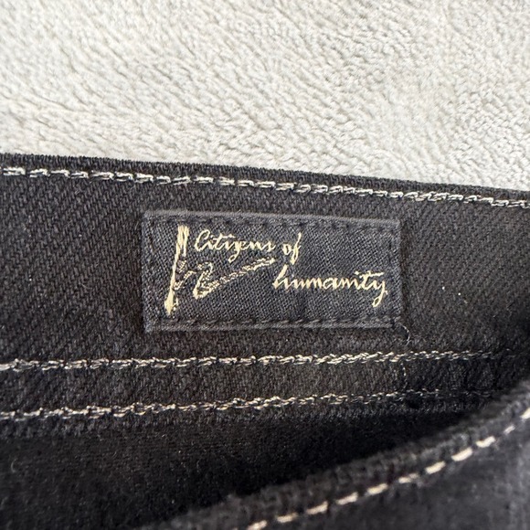Citizens of Humanity Skinny Ankle Jeans Women's Size 29 Black Denim Pants - Picture 3 of 8
